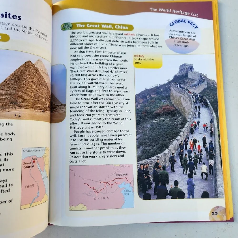 Valuing World Heritage Global Citizenship Hardcover Book by Susan Watson